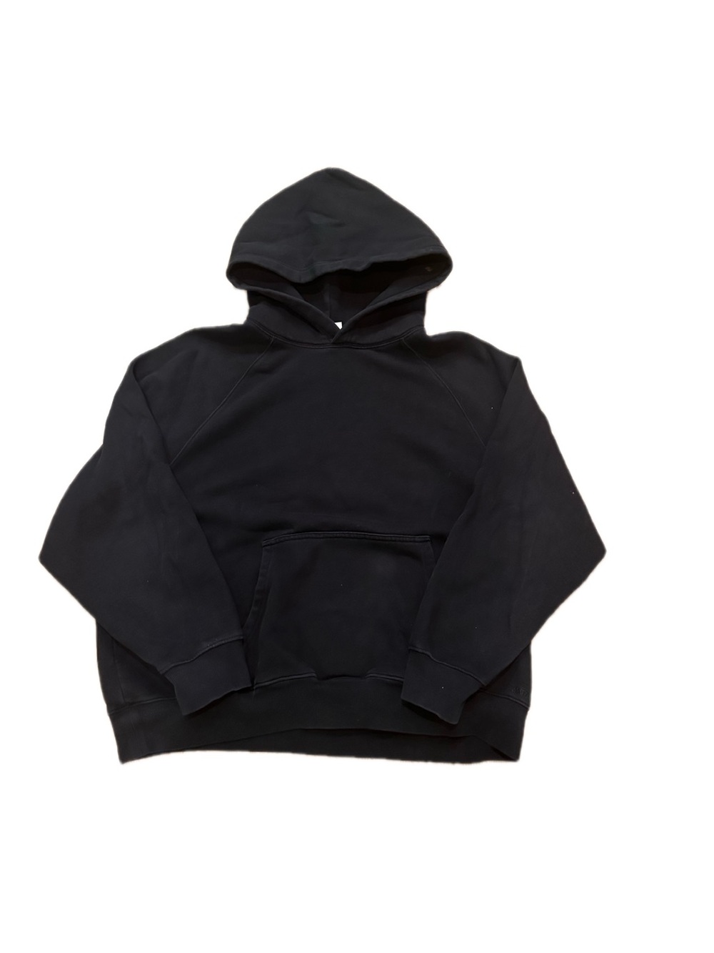 Aritzia mega fit Black Hooded Pullover Sweatshirt